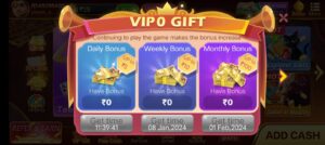 VIP Gift Program In Teen Patti Gold App