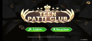 Make An Account In Teen Patti Club Application